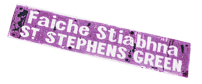 Stephen's Green Signpost